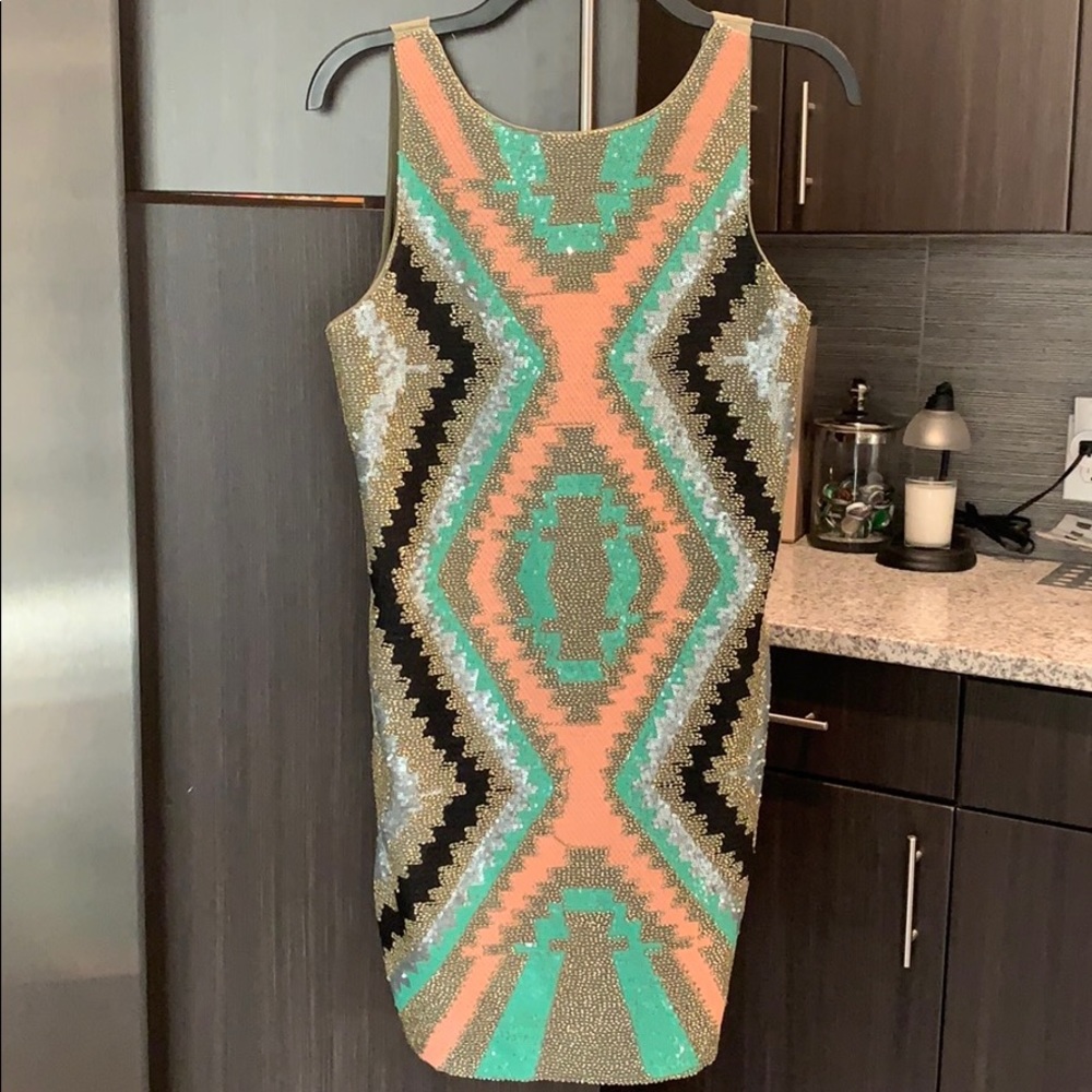 Beaded Sequin Mini Party Dress (Never Worn)